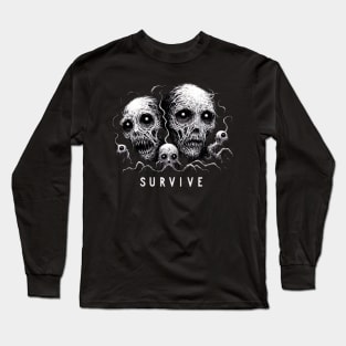 Survive the night Long Sleeve T-Shirt